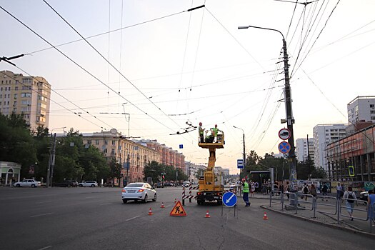 В Челябинске закроют движение троллейбусов через перекресток Свердловского и пр. Ленина