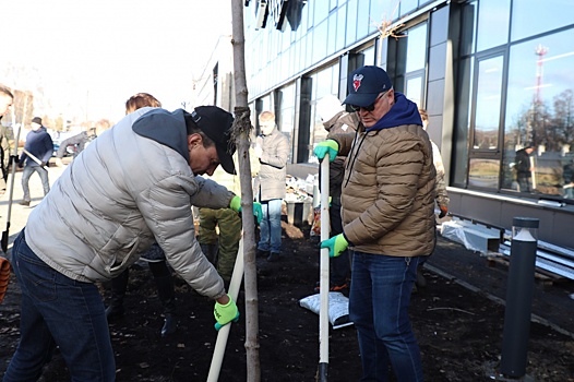 «Технопарк Н2О» начали благоустраивать в Дзержинске