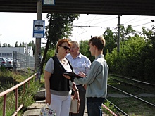 Волгоградцы будут бороться за проход к трамвайной остановке