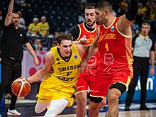 Сборная Черногории вырвала победу в матче со Швецией на Евробаскете-2025