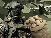 Боец из Узбекистана уничтожил украинский БПЛА «мешком картошки»