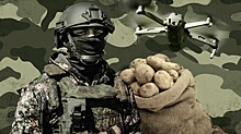 Боец из Узбекистана уничтожил украинский БПЛА «мешком картошки»
