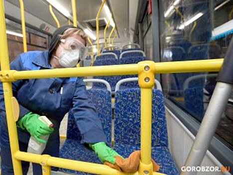 В Уфе для профилактики коронавируса обрабатывают общественный транспорт