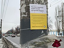 На Сормовском шоссе установили табличку в память о погибшем пешеходе