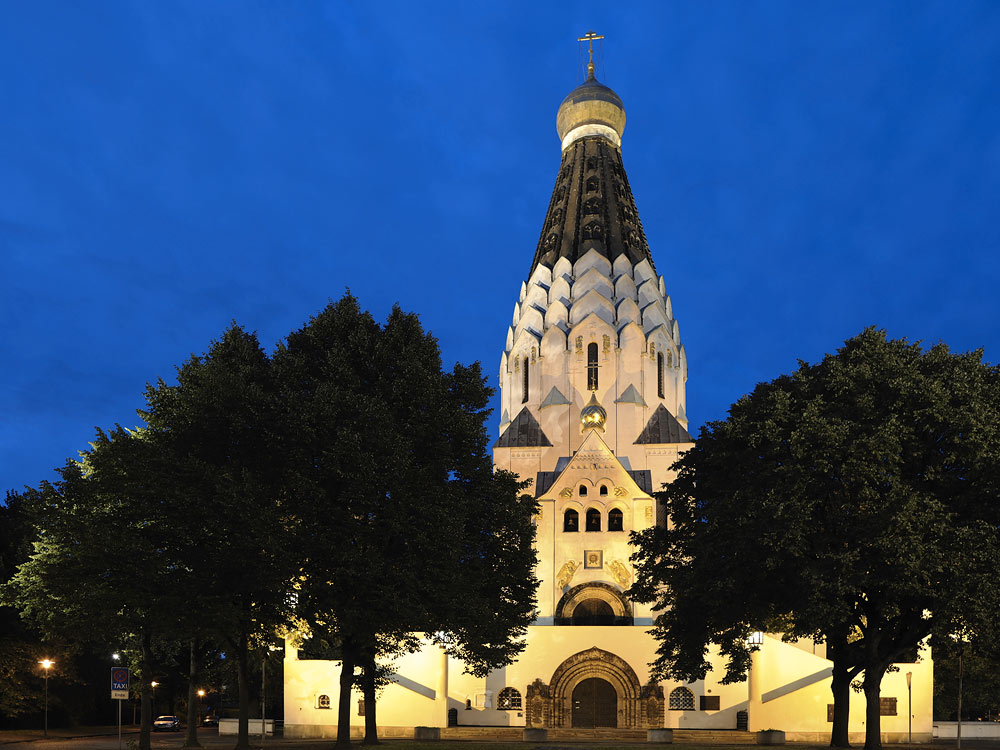 Свято-Алексиевский храм-памятник Русской Славы, Лейпциг, Саксония, Германия, Европа
