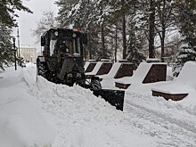 В Оренбурге за день вывезли 18 тысяч кубометров снега