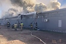 Мебельная фабрика загорелась в Ульяновске