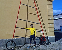 Знакомьтесь – Игорь Баронас, создатель велосипеда высотой с трехэтажный дом