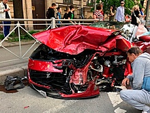 Смертельная авария с Ferrari попала на видео