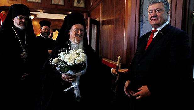 Порошенко встретился с Константинопольским патриархом