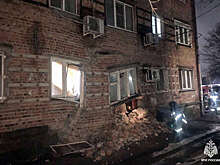 Очевидцы сняли на видео момент обрушения подъезда пятиэтажки в Ростове-на-Дону