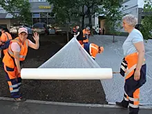 Плановое преображение. Завершены основные работы по благоустройству ул. Бутлерова