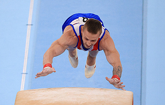 Олимпийский чемпион гимнаст Аблязин выиграл опорный прыжок на Кубке России