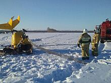 В Новосибирской области упал гироплан