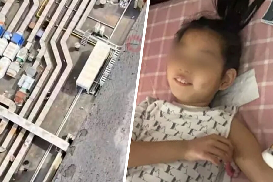 Девятилетняя девочка отделалась переломами после падения с 25-го этажа