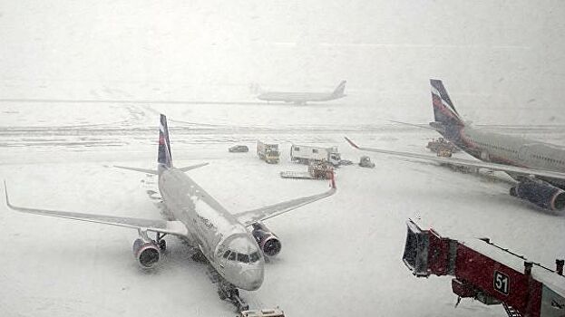 Количество задержанных и отмененных рейсов в аэропортах Москвы увеличилось до 84