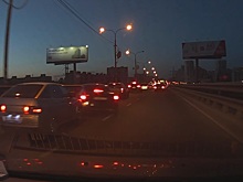 Водитель Audi наказал сам себя за спешку на дороге в Люберцах