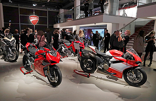 Стиль Ducati. В Петербурге открылась выставка мотоциклов известной итальянской марки