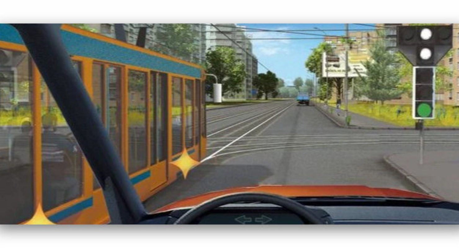 Изучаем ПДД. Вы намерены проехать перекресток в прямом направлении ...