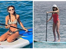 Девушки с веслом: знаменитости, которые увлекаются SUP-серфингом