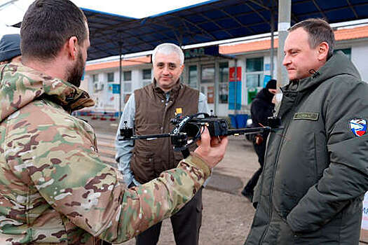 Участники СВО в ДНР получили коптеры и антидроновые ружья