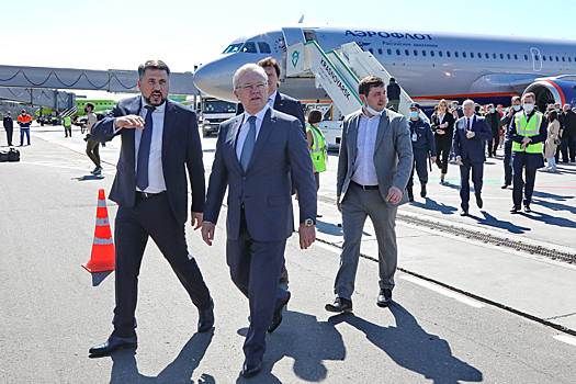 В аэропорту Красноярска открыли первый сибирский авиахаб компании "Аэрофлот"