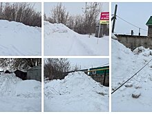 Экологи потребовали убрать пять снежных свалок в Нижнекамске