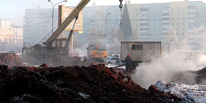 В Ленинском районе Новосибирска 15 домов остались без тепла из-за коммунальной аварии