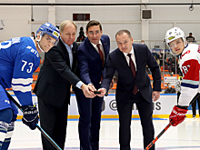 На льду Красногорск Арены сыграли первую игру сезона Молодежной хоккейной лиги