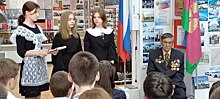 Участник ликвидации аварии на Чернобыльской АЭС встретился со школьниками