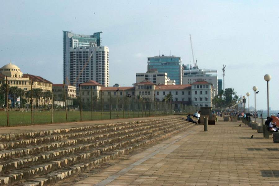 Набережная Galle Face, Коломбо, Шри-Ланка