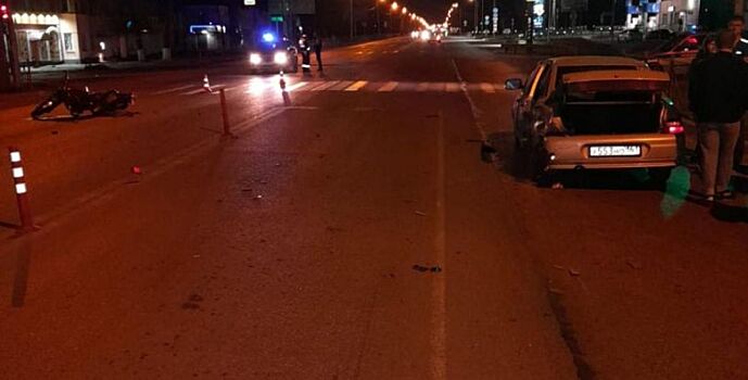 В Ростовской области  произошло ДТП с мотоциклом