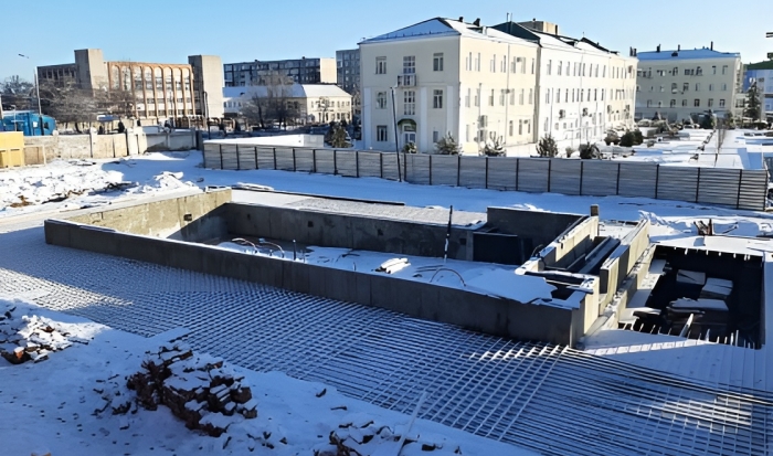 В Волгограде продолжается строительство центра реабилитации больницы № 7