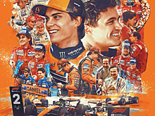 В McLaren посвятили постер юбилейному победному дублю
