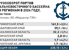 Что повлияло на замедление грузооборота портов Дальневосточного бассейна