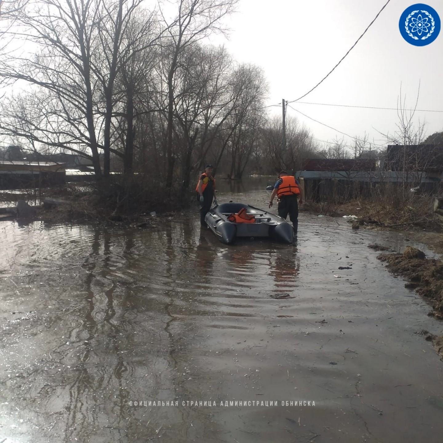 Протва затопила еще 38 дачных участков в Обнинске