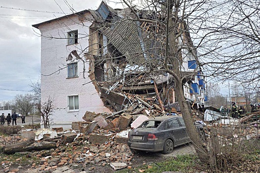 С места взрыва и обрушения дома в тульском Куркино эвакуированы 10 человек