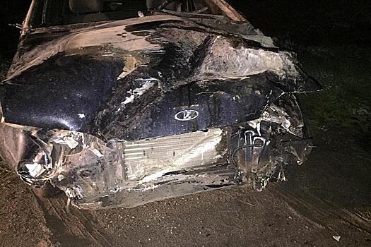 В Лабинском районе 22-летний водитель перевернувшейся «Лады» был госпитализирован