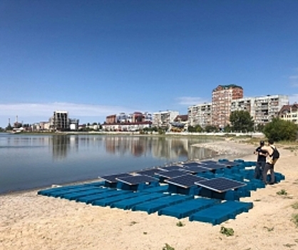 В Дагестане запустили первую плавучую солнечно-аэрационную систему для оздоровления озера