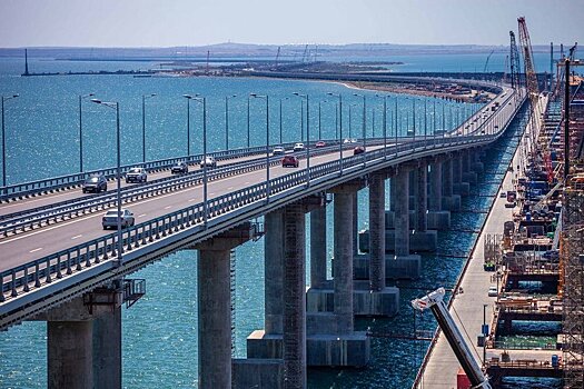 Трафик по Крымскому мосту в июле вырос на 60 процентов
