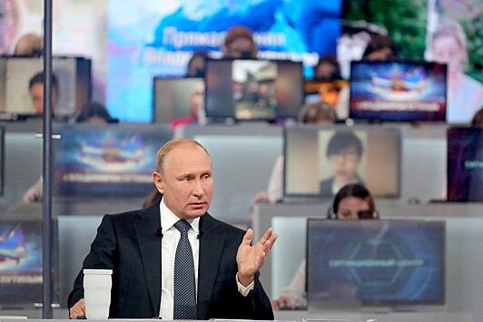 Кремль: Прямая линия Путина с россиянами пройдет 30 июня