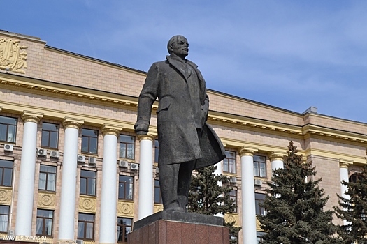 В Липецке «пропал» памятник Ленину