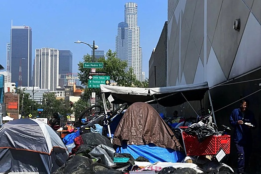 Центр Лос-Анджелеса приходит в запустение