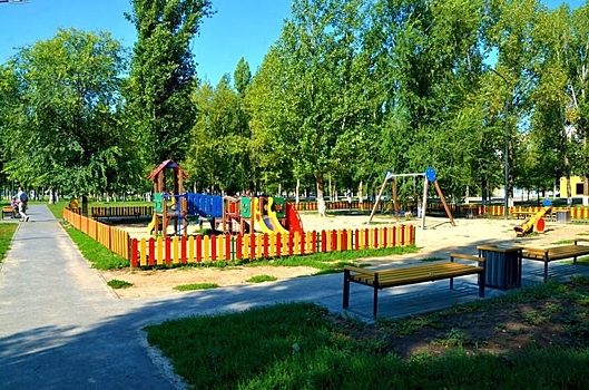 Благоустройство парка Победы продолжается в Михайловском районе