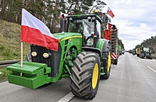 В Польше протестующие фермеры вновь вывели тракторы на улицы городов