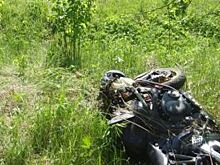 Под Орлом ВАЗ врезался в мотоцикл Honda