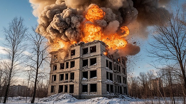 В Херсонской области взрывы уничтожили здание с украинскими операторами БПЛА