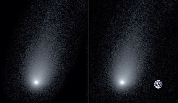 В сравнении с кометой Борисова, Земля кажется крохотной на новом фото