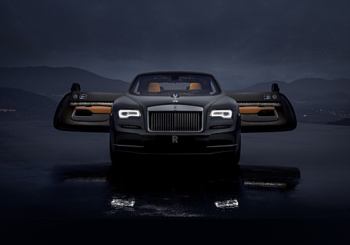 Rolls-Royce добавил в салон Wraith «падающие звезды» и стальную ткань