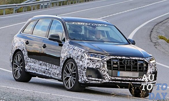 Предстоящий Audi SQ7 скрывается под камуфляжем